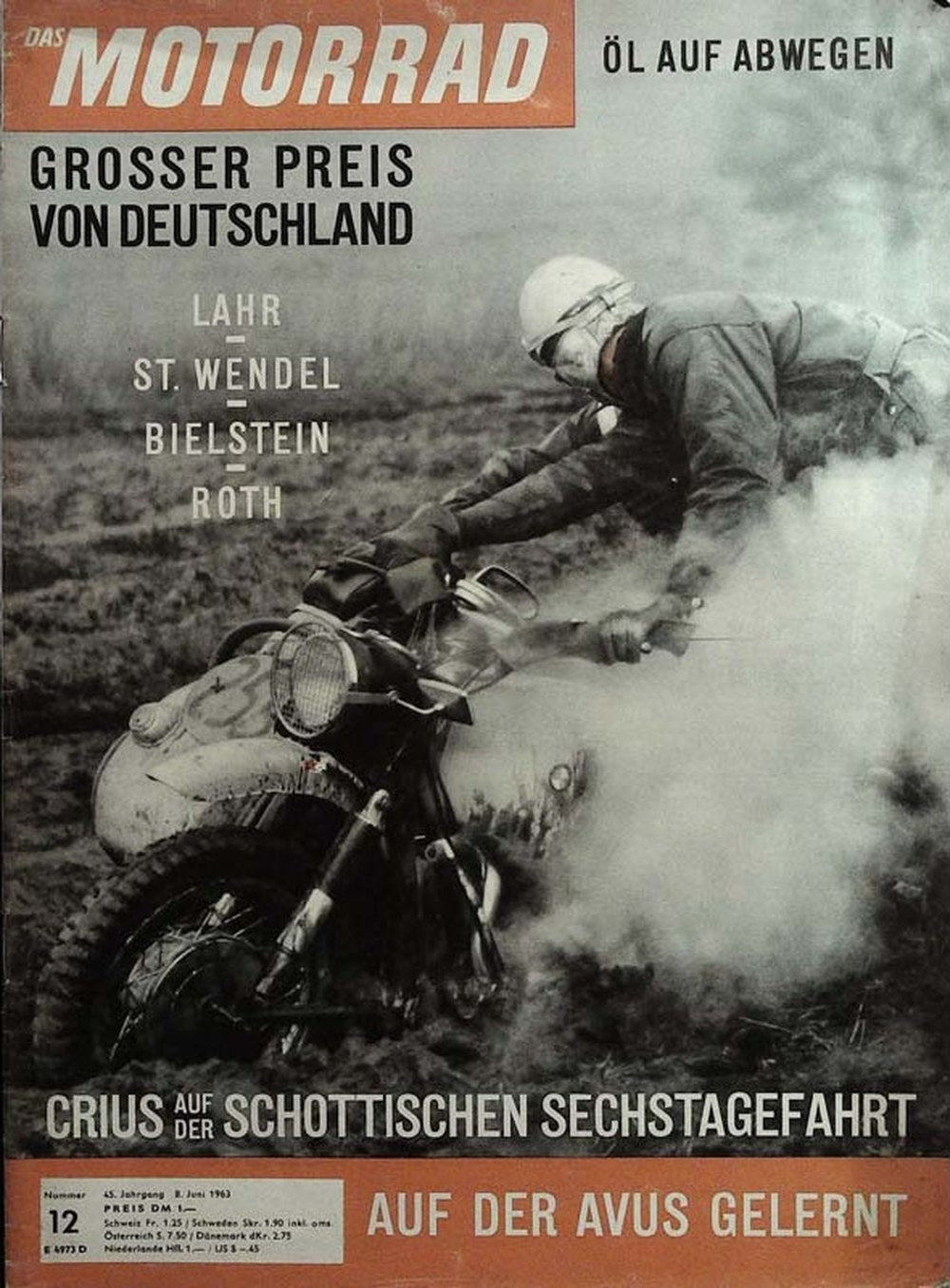 Motorrad Magazin Deutschland 1963-12 Motorrad Großer Preis Von Deutschland Schottische Sechstagefahrt