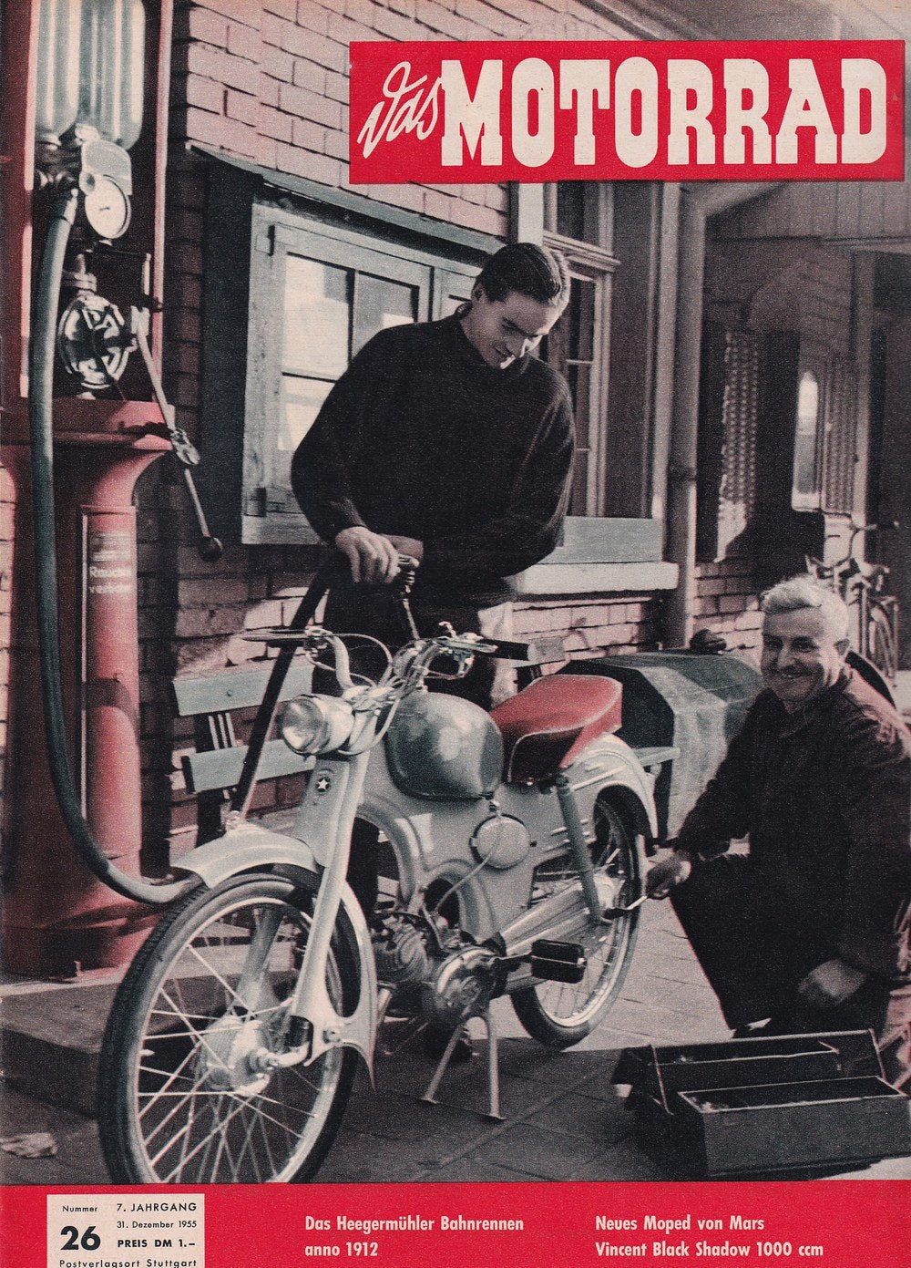 Motorrad Tijdschrift Duitsland 1955-26 Originele uitgave