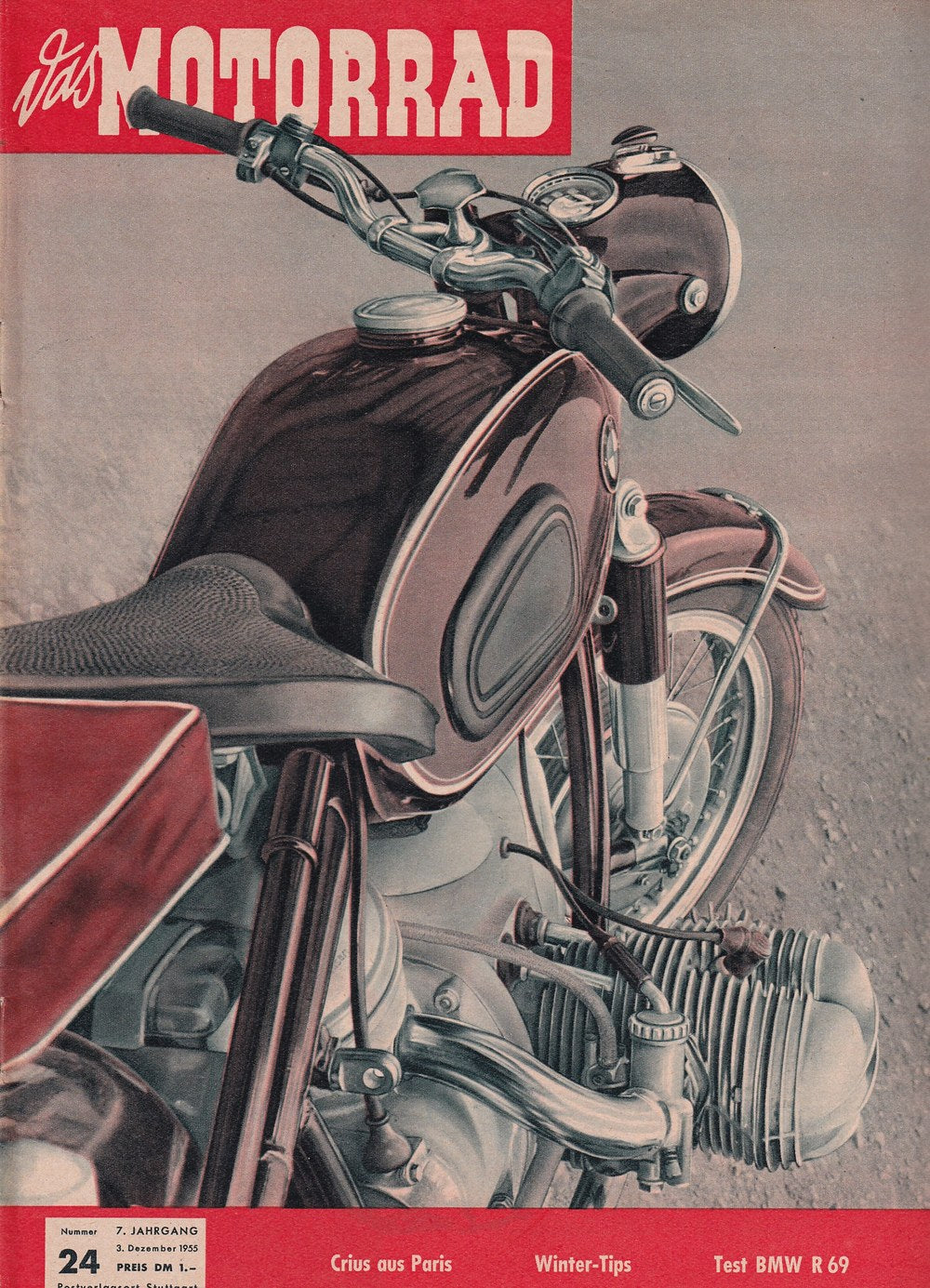 Motorrad Tijdschrift Duitsland 1955-24 Originele uitgave
