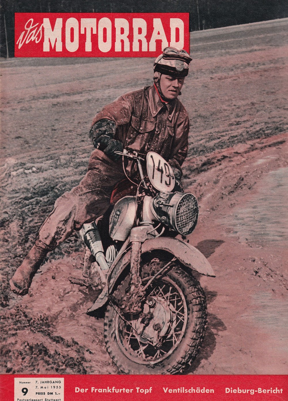 Motorrad Tijdschrift Duitsland 1955-09 Originele uitgave