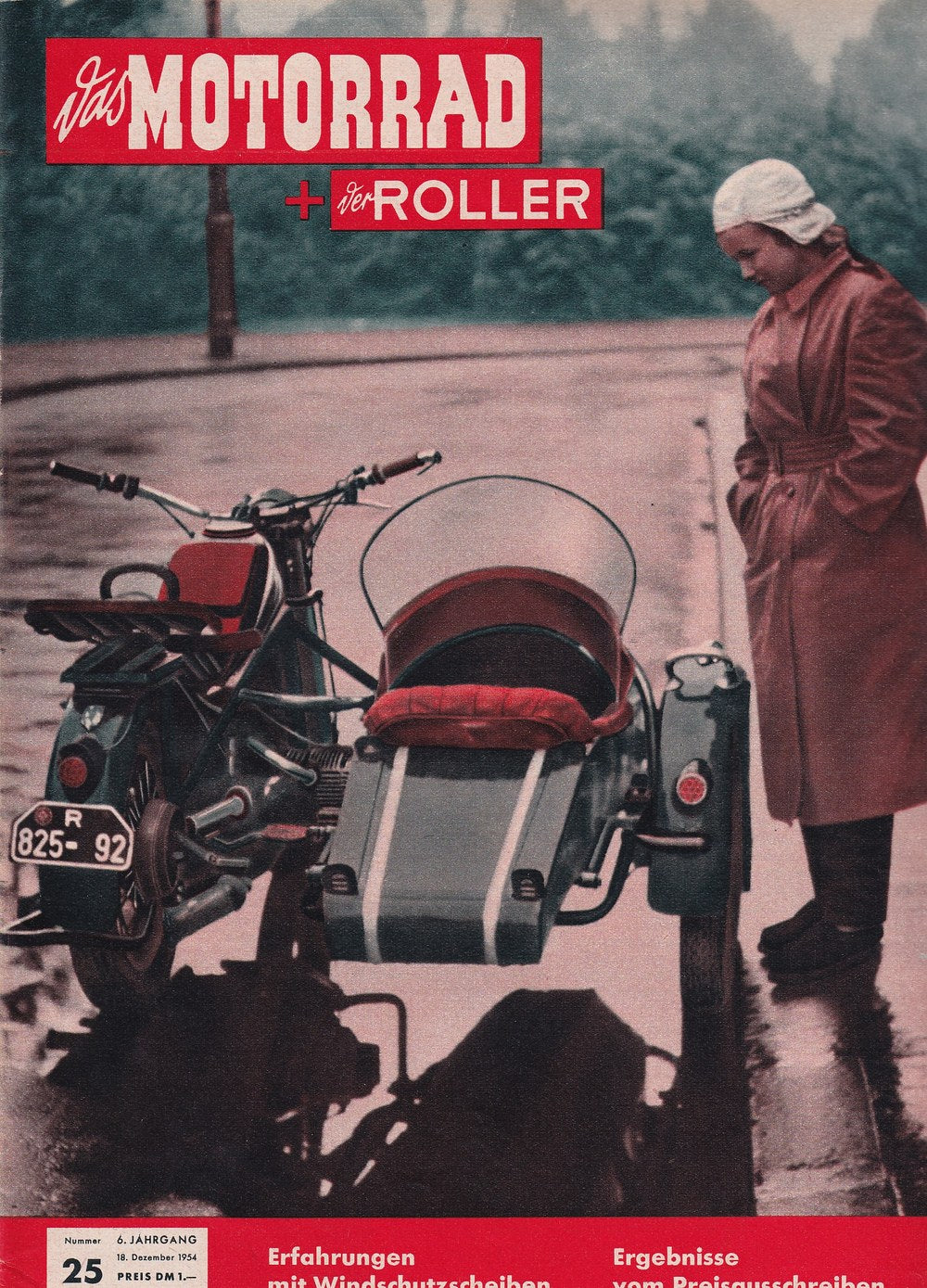 Motorrad Tijdschrift Duitsland 1954-25 Originele uitgave