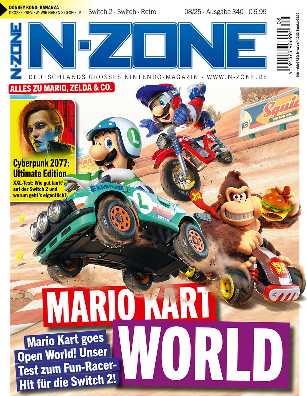 N-Zone Magazin Deutschland 2025-08 Mario Luigi Donkey Kong