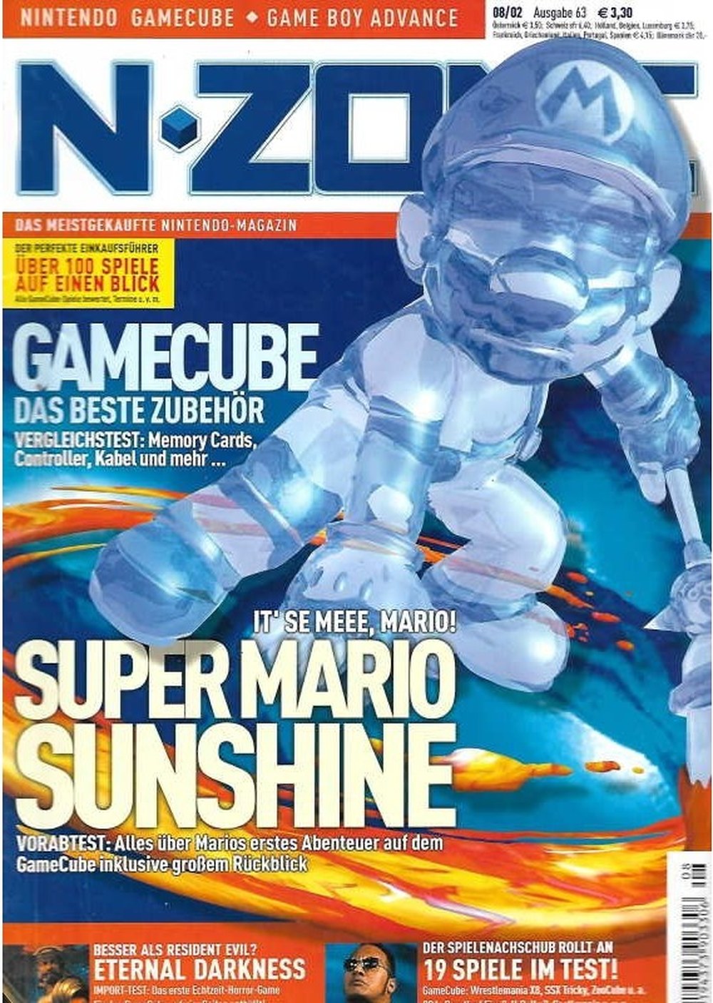N-Zone Tijdschrift Duitsland 2002-08 – Mario – Originele uitgave