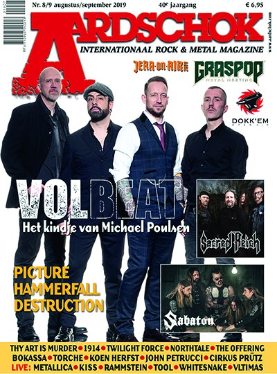 Aardschok Magazin Niederlande 2025-06 Volbeat Michael Poulsen Sacred Reich Sabaton Picture