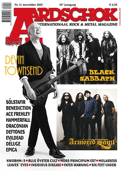 Aardschok Magasin Nederländerna 2020-11 – Devin Townsend Black Sabbath Armored Saint Ace Frehley Sólstafir – Originalutgåva