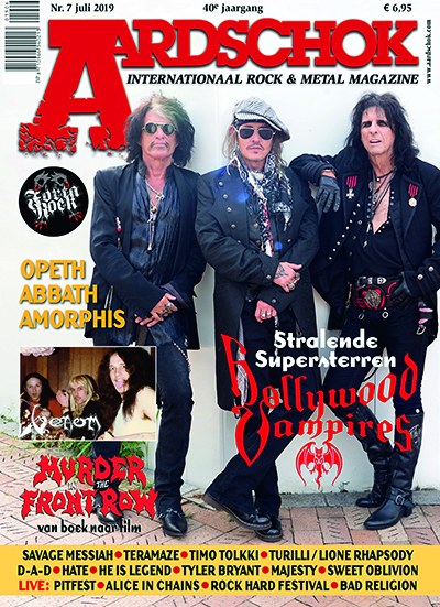 Aardschok Magazin Niederlande 2015-04 Johnny Depp Joe Perry Alice Cooper Opeth Abbath