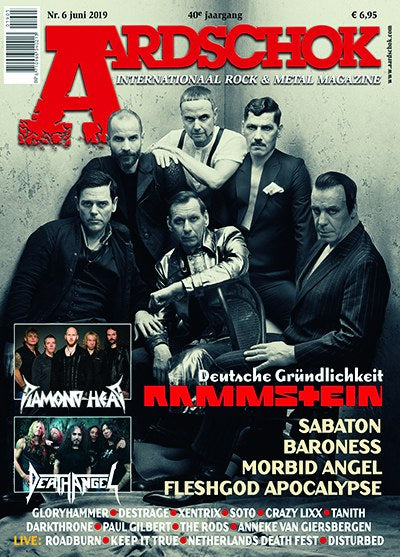 Aardschok Magazin Niederlande 2011-04 Rammstein Diamond Head Death Angel Sabaton Baroness
