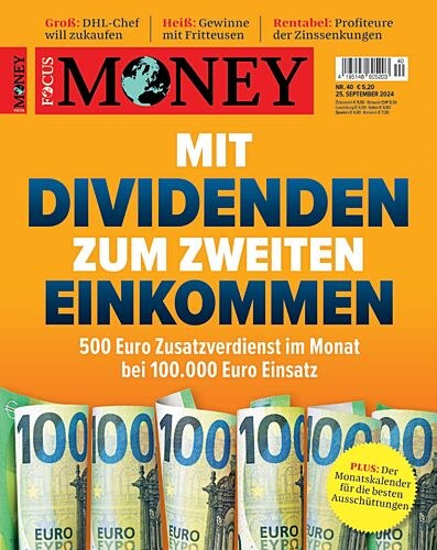 Focus Money Tijdschrift Duitsland 2024-40 Originele uitgave