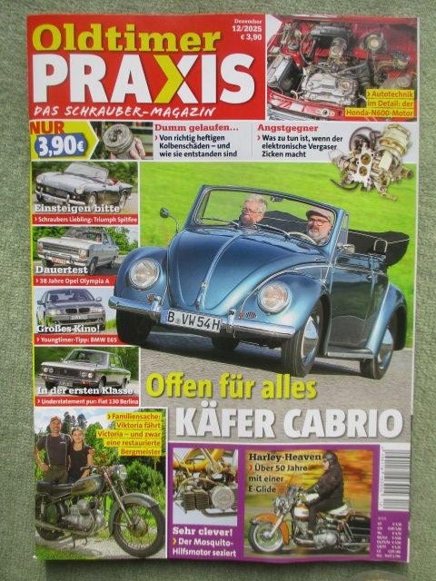 Oldtimer Praxis Tijdschrift Duitsland 2025-12 Originele uitgave