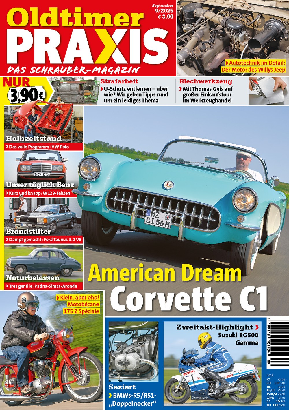 Oldtimer Praxis Lehti Saksa 2025-09 – Thomas Geis – Alkuperäinen painos
