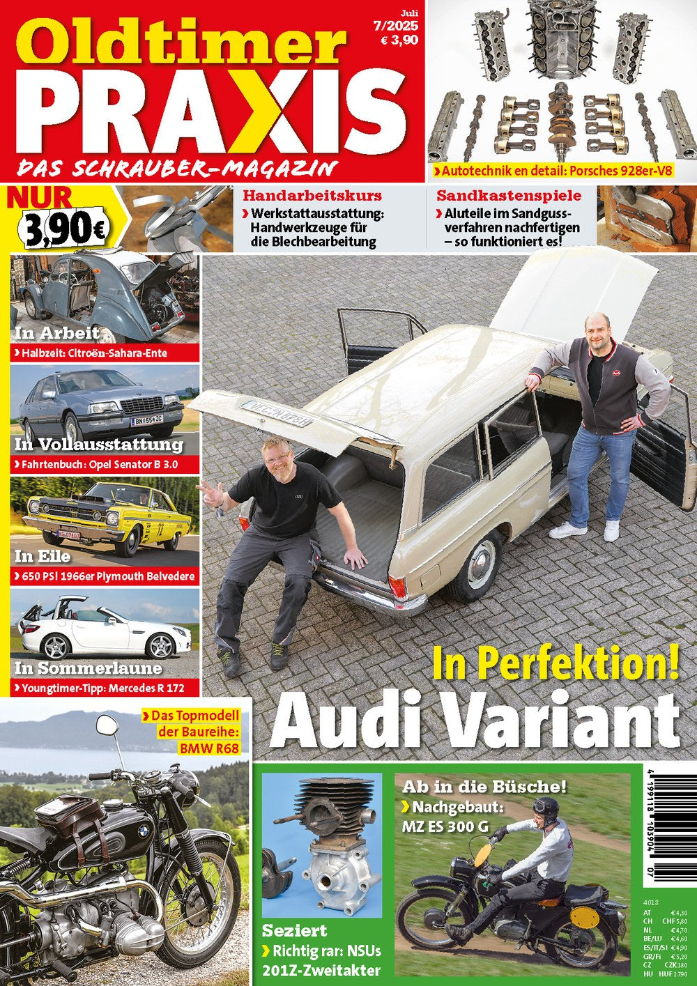 Oldtimer Praxis Tijdschrift Duitsland 2025-07 Originele uitgave