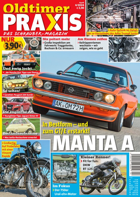 Oldtimer Praxis Tijdschrift Duitsland 2024-04 Originele uitgave