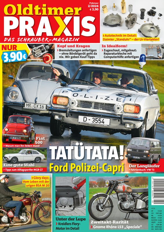 Oldtimer Praxis Lehti Saksa 2024-02 Alkuperäinen painos
