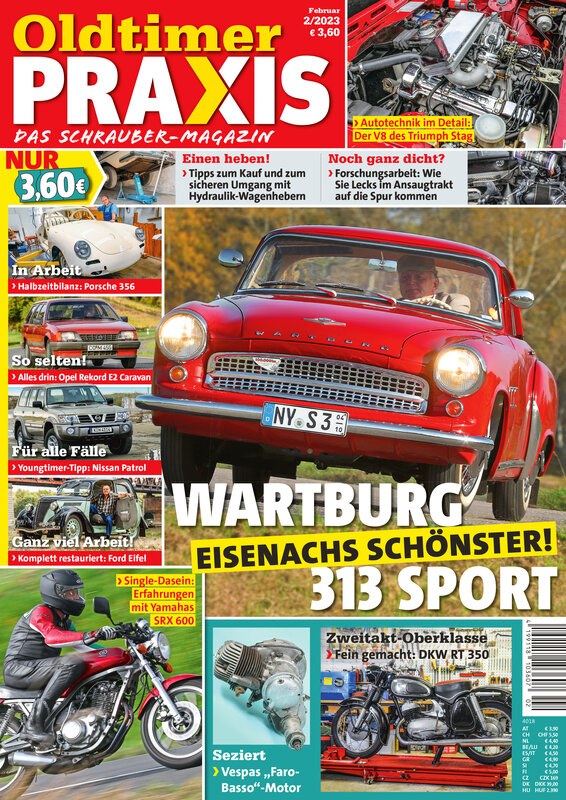 Oldtimer Praxis Tijdschrift Duitsland 2023-02 Originele uitgave