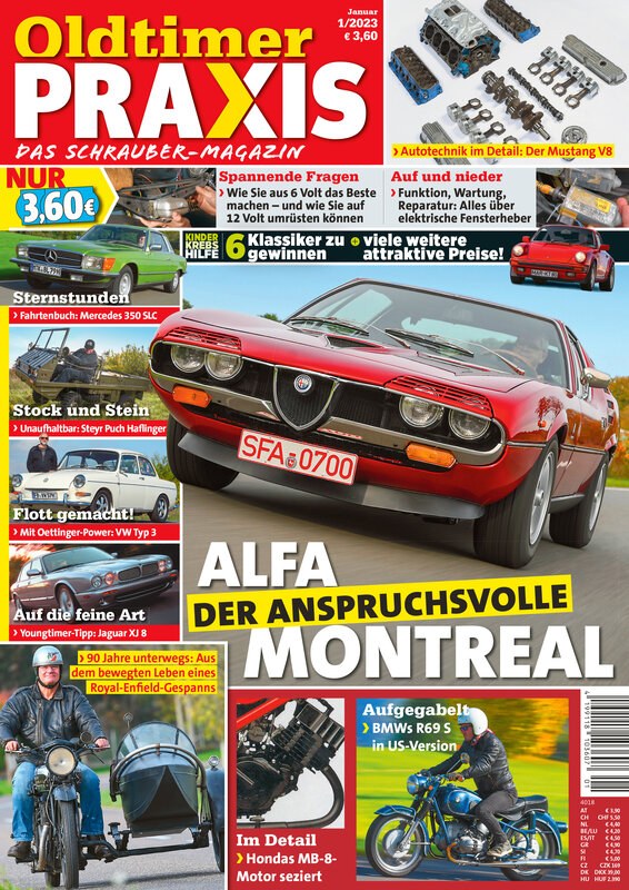 Oldtimer Praxis Tijdschrift Duitsland 2023-01 Originele uitgave