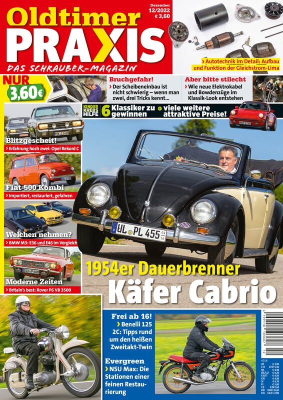 Oldtimer Praxis Revista Alemanha 2022-12 Edição original