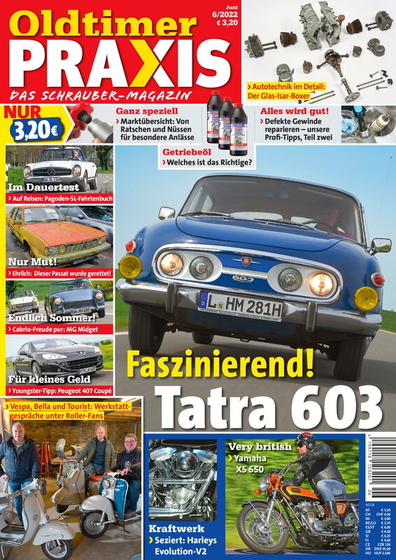 Oldtimer Praxis Tijdschrift Duitsland 2022-06 Originele uitgave