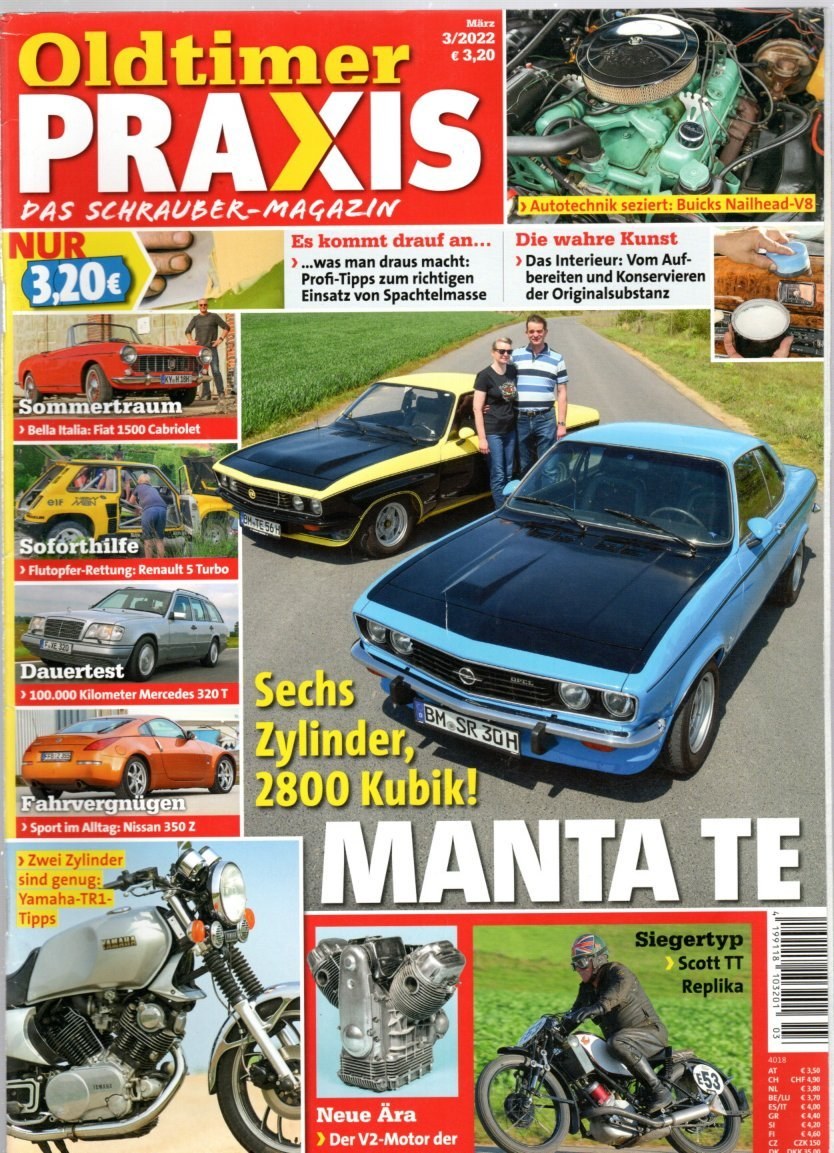 Oldtimer Praxis Lehti Saksa 2022-03 Alkuperäinen painos