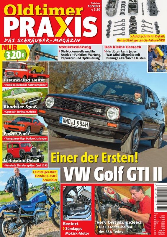 Oldtimer Praxis Tijdschrift Duitsland 2021-10 Originele uitgave