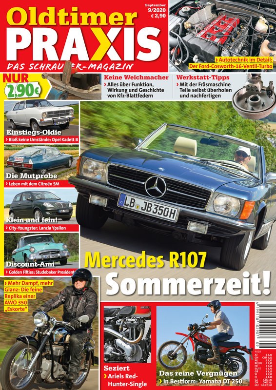 Oldtimer Praxis Magazine Germany 2020-09 Original Print Issue