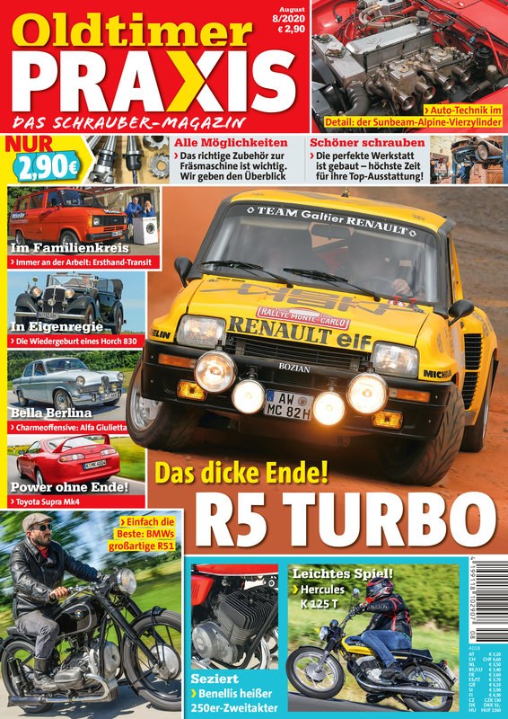 Oldtimer Praxis Magazine Germany 2020-08 Original Print Issue
