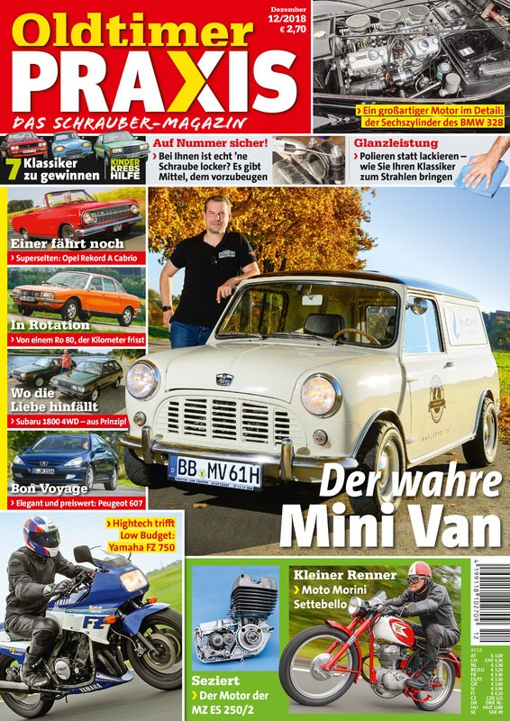 Oldtimer Praxis Revista Alemanha 2018-12 Edição original