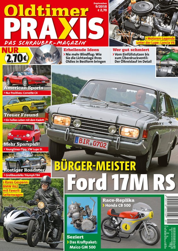 Oldtimer Praxis Revista Alemanha 2018-09 Edição original