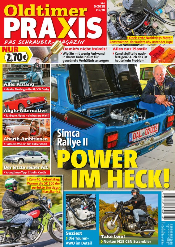 Oldtimer Praxis Revista Alemanha 2018-05 Edição original