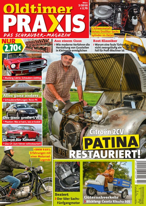 Oldtimer Praxis Magazine Germany 2018-03 Original Print Issue