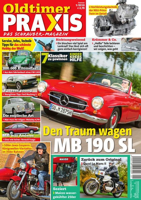 Oldtimer Praxis Revista Alemanha 2018-01 Edição original