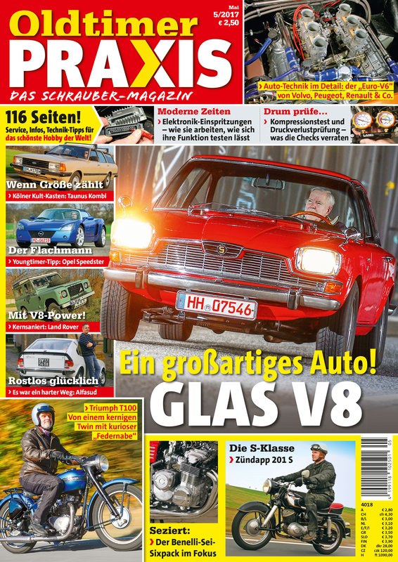 Oldtimer Praxis Magazine Germany 2017-05 Original Print Issue