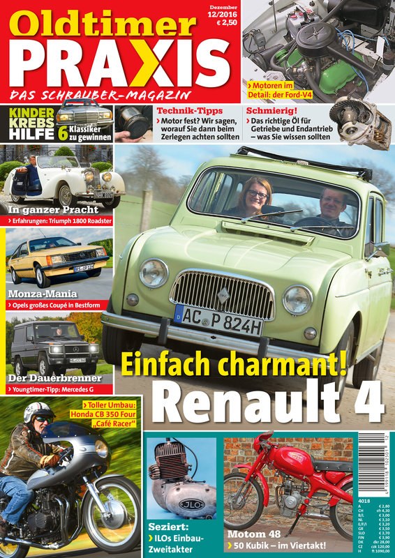 Oldtimer Praxis Revista Alemanha 2016-12 Edição original