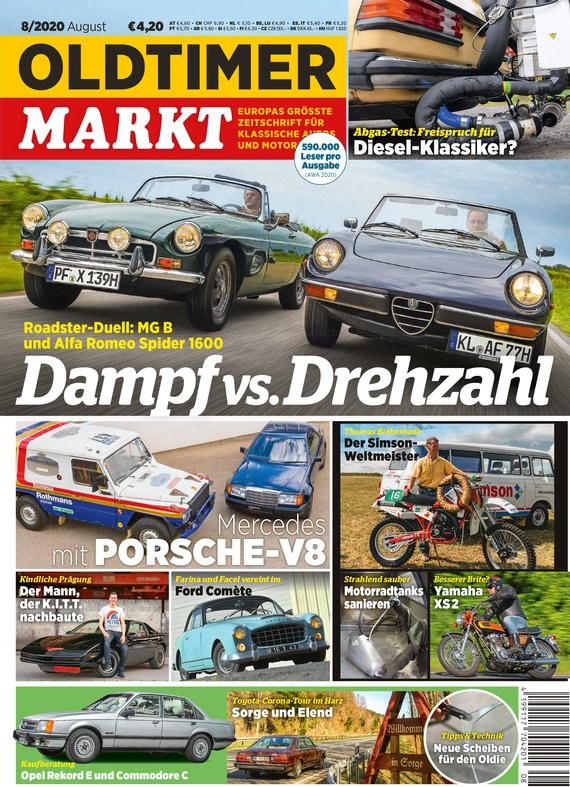 Oldtimer Praxis Magazin Deutschland 2016-11 Oldtimer Klassische Automobile MG B