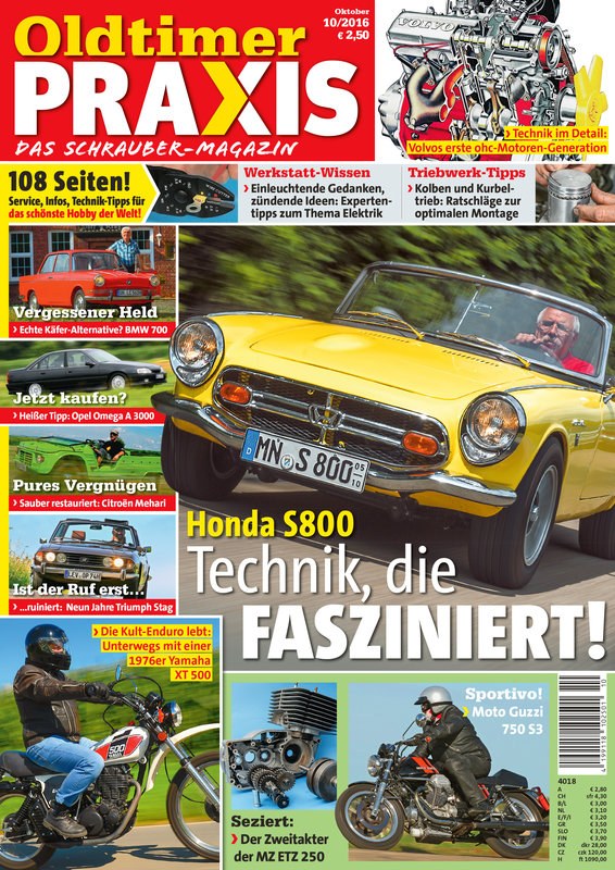 Oldtimer Praxis Revista Alemania 2016-10 Edición original