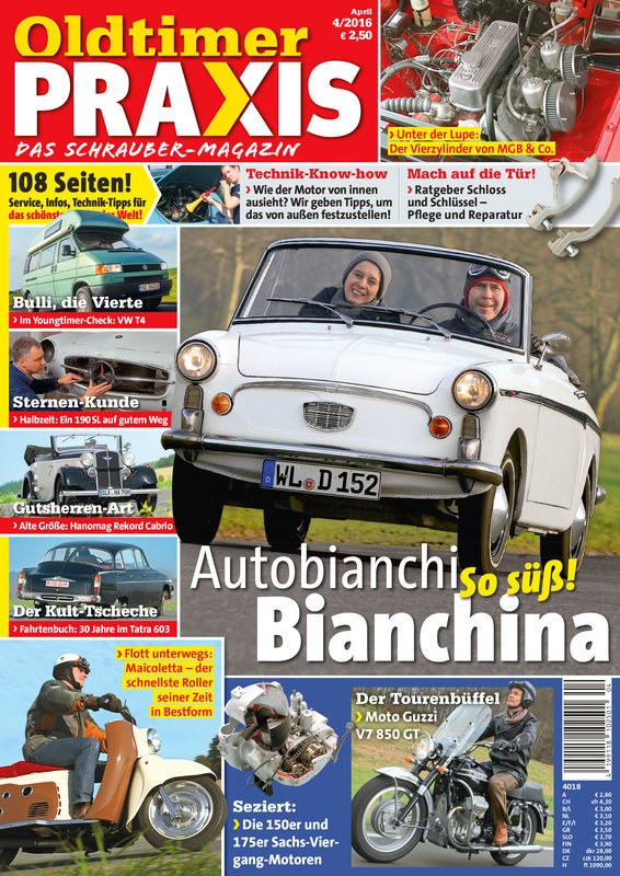 Oldtimer Praxis Revista Alemanha 2016-04 Edição original