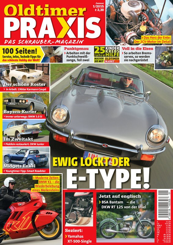 Oldtimer Praxis Magasin Tyskland 2015-01 Originalutgåva