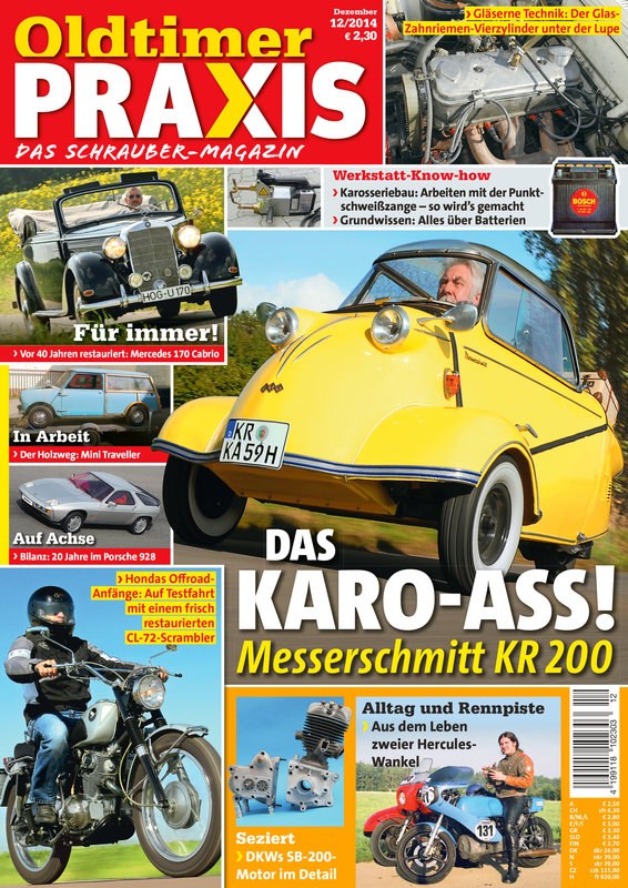 Oldtimer Praxis Tijdschrift Duitsland 2014-12 Originele uitgave
