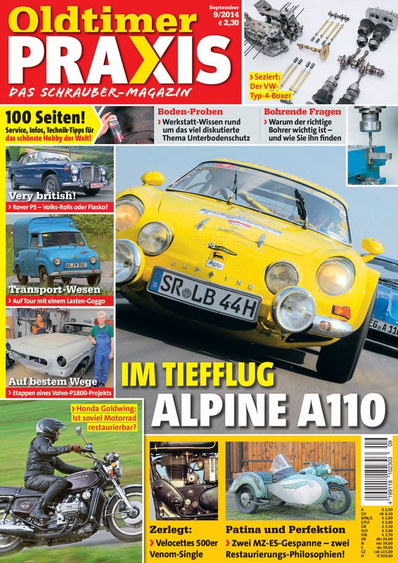 Oldtimer Praxis Magasin Tyskland 2014-09 Originalutgåva