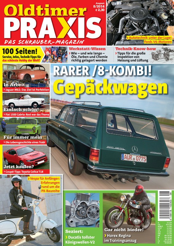 Oldtimer Praxis Revista Alemanha 2014-08 Edição original
