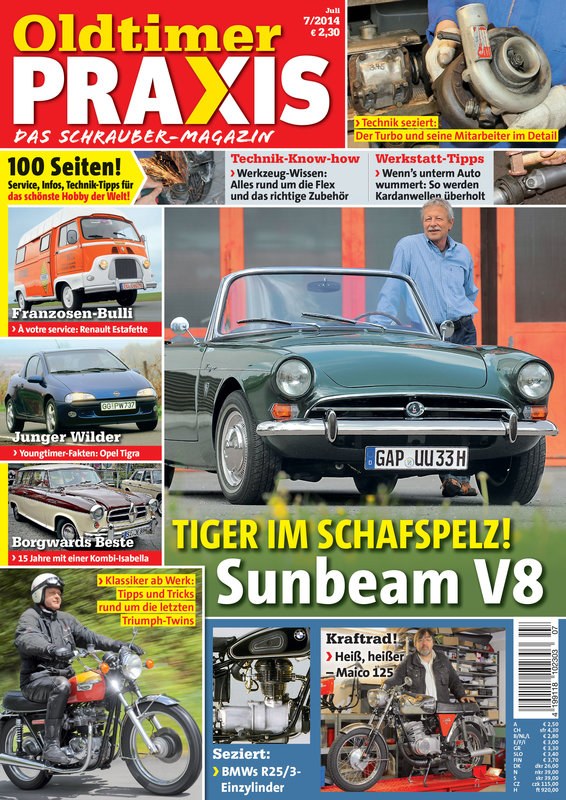 Oldtimer Praxis Magasin Tyskland 2014-07 Originalutgåva