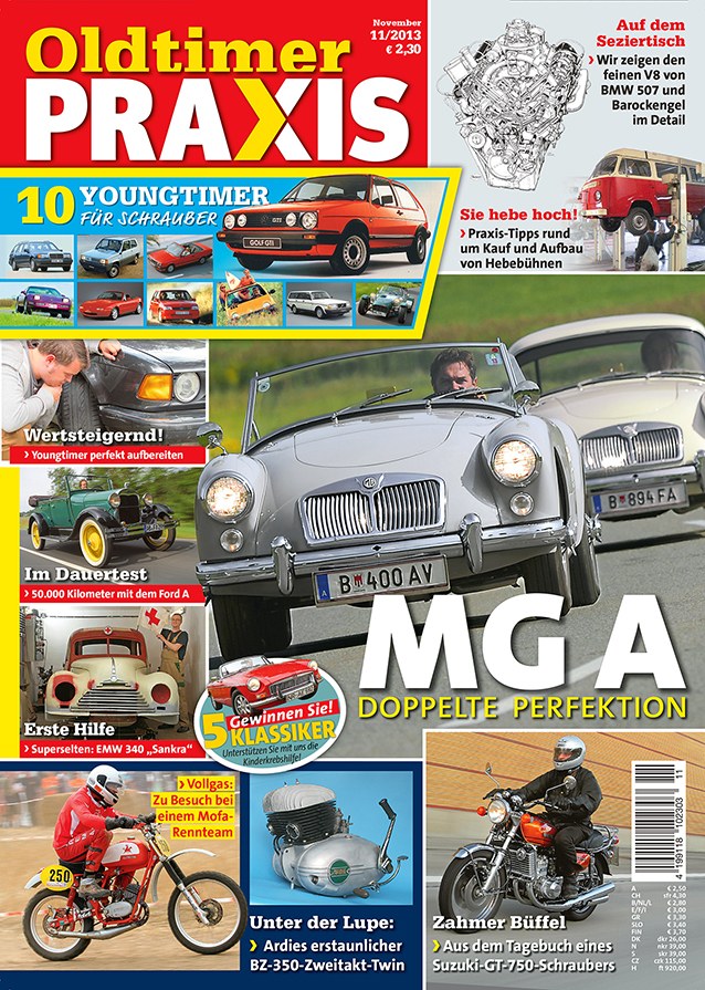 Oldtimer Praxis Magasin Tyskland 2013-11 Originalutgåva