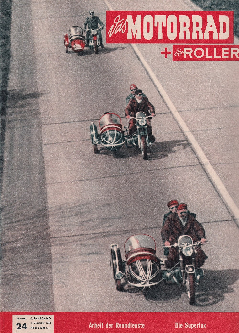 Motorrad Revista Alemanha 1954-24 Edição original