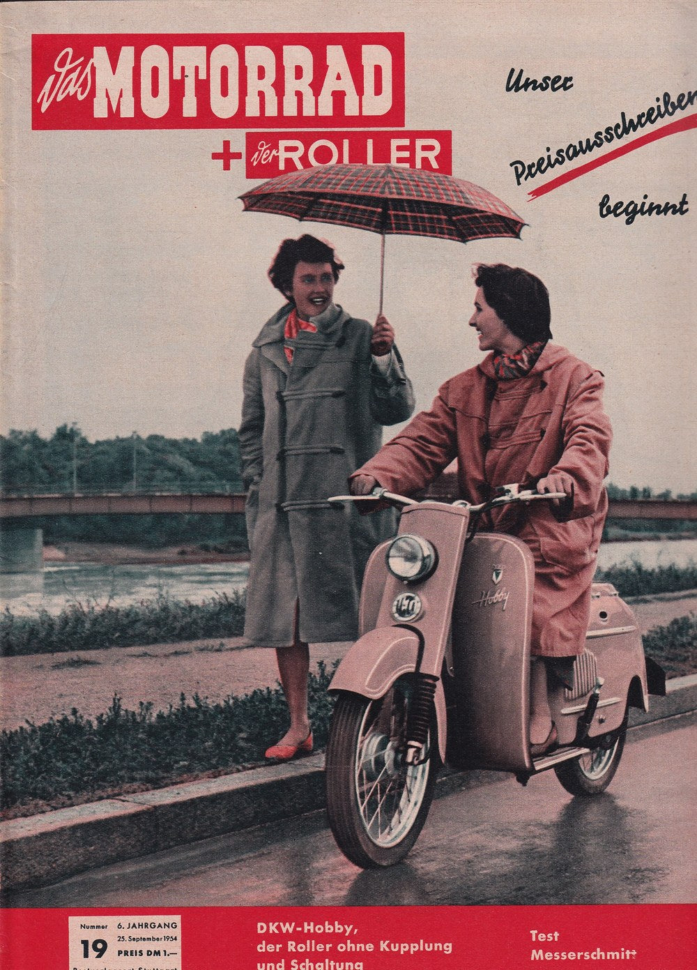 Motorrad Magasin Tyskland 1954-19 Originalutgåva