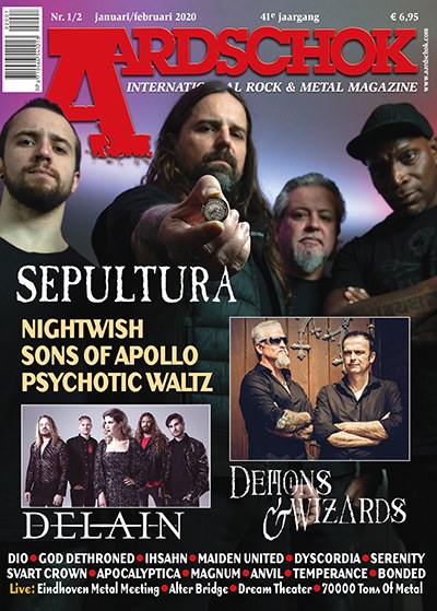 Aardschok Tijdschrift Nederland 2012-06 – Sepultura Demons & Wizards Delain Nightwish Sons Of Apollo – Originele uitgave