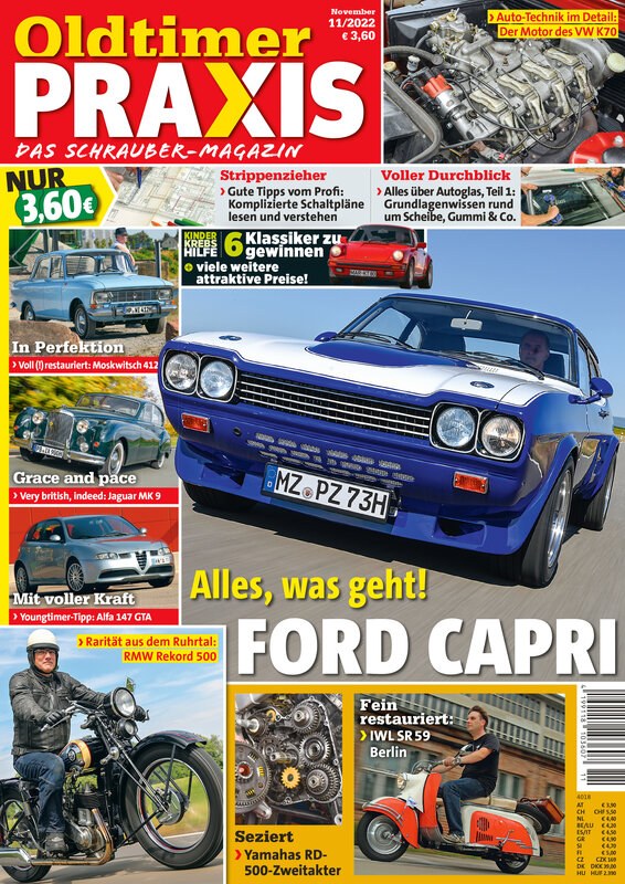 Oldtimer Praxis Revista Alemanha 2022-11 Edição original