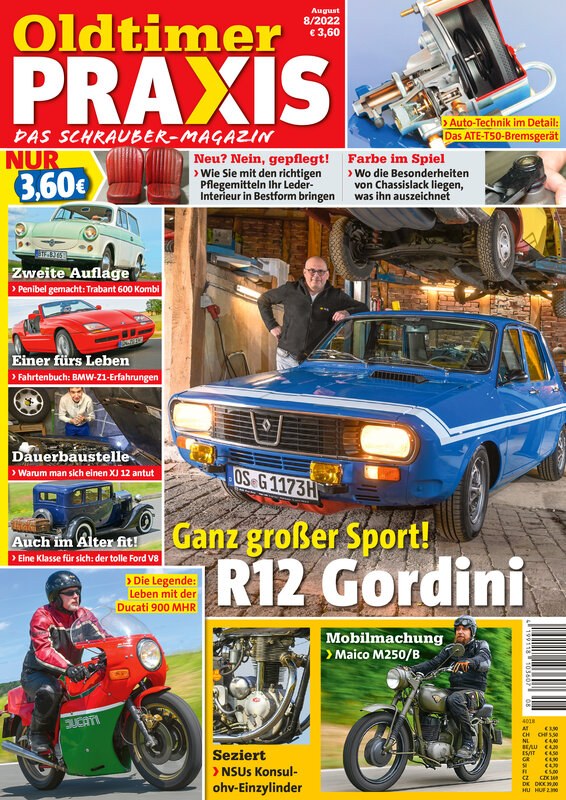 Oldtimer Praxis Revista Alemanha 2022-08 Edição original