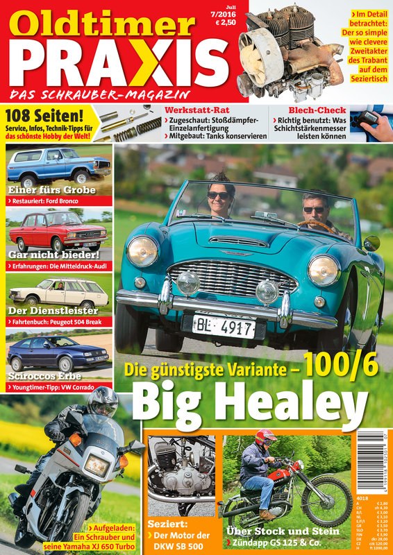 Oldtimer Praxis Revista Alemanha 2016-07 Edição original