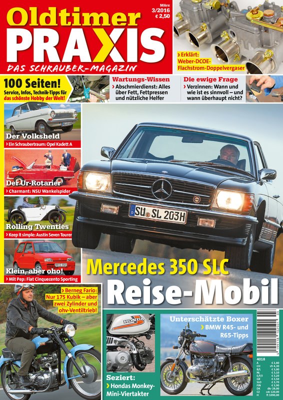 Oldtimer Praxis Revista Alemanha 2016-03 Edição original