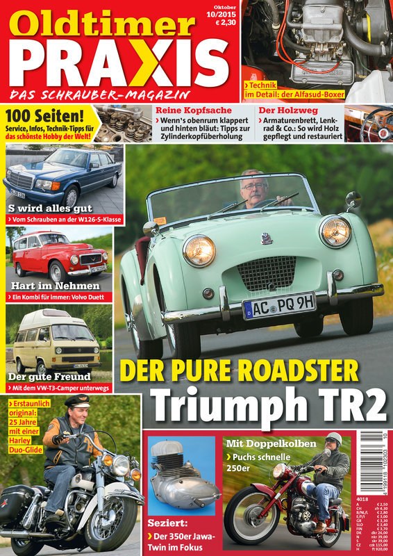 Oldtimer Praxis Magazine Allemagne 2013-08 Édition originale