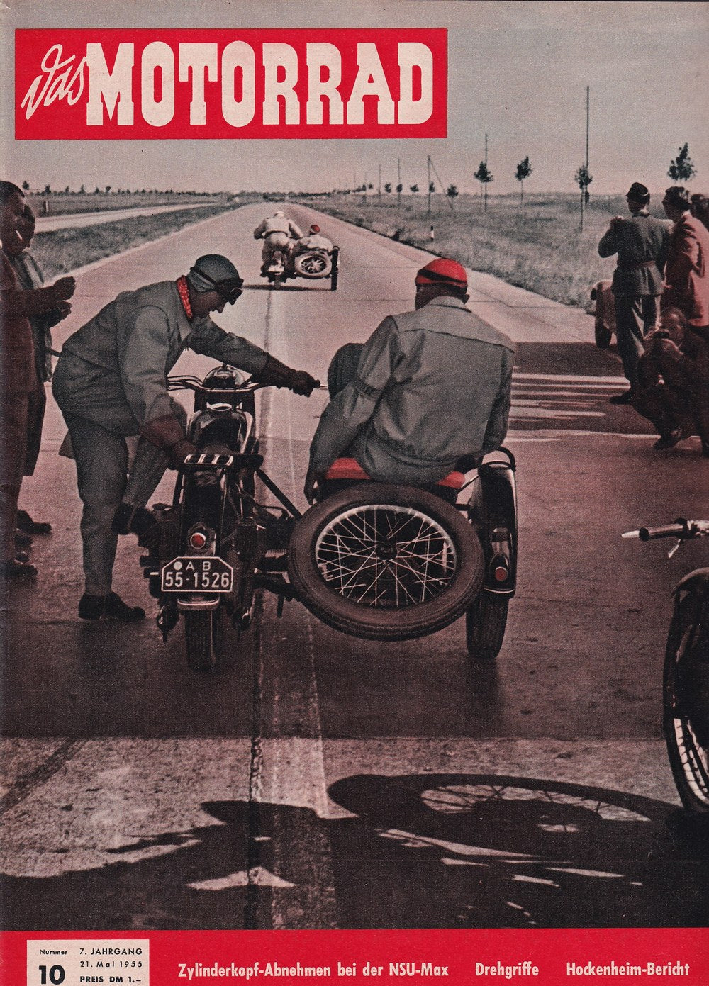 Motorrad Revista Alemania 1955-10 Edición original